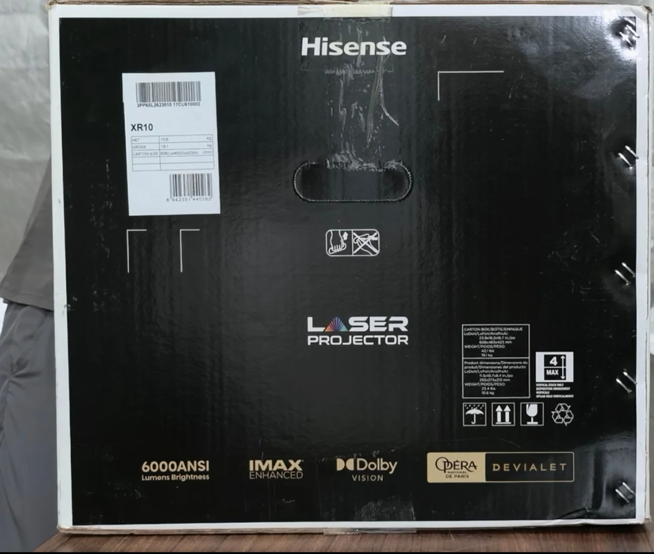 Hisense XR10 4K Triple Laser Projector product photo 1